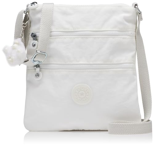 Kipling Keiko, Bolsos Cruzados para Mujer, Alabastro Puro, 11.5''L x 6.5''H x 1.5''D Kipling Keiko, Bolsos Cruzados para Mujer, Alabastro Puro, 11.5''L x 6.5''H x 1.5''D