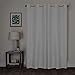 Zenna Home Smart Curtains Kelsey Light Zero 100% Blackout Window Panels, 40 x 84 Inches, Package of 2 Panels, Smoke White