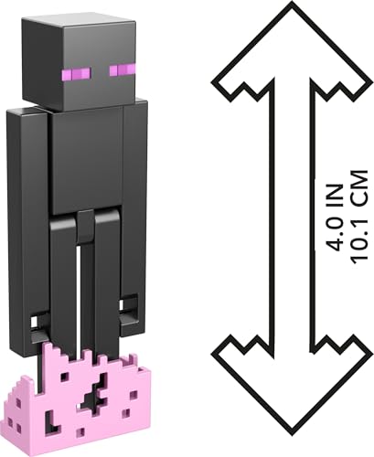Mattel Minecraft Action Figures & Accessories Set, 3.25-inch Scale Collectible Toys with Pixelated Design - image 3