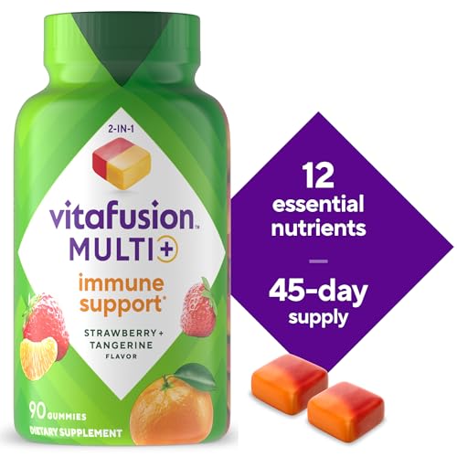 Vitafusion Multivitamin Gummies + Immune Support | 90 Adult Gummy Vitamins - image 4