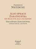 Also sprach Zarathustra / Thus Spake Zarathustra – Bilingual German-English Edition / Zweisprachig Deutsch-Englisch (German Edition)