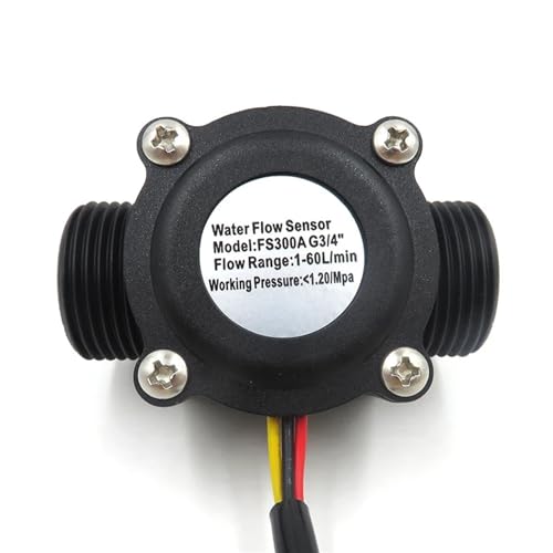 Sensor de flujo de agua de 3/4 contra fugas de liquido mediante control de agua preciso de 5-18 V 2