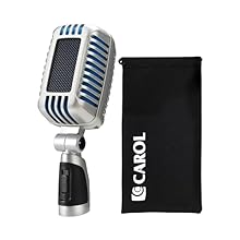 Studio-Quality Clarity: The professional CLM-101 delivers incredible vocal clarity for singing and karaoke. From soft tones to big notes, enjoy studio-level audio that captures every detail of your voice Dual Microphone-Capsule Precision: Equipped wi...