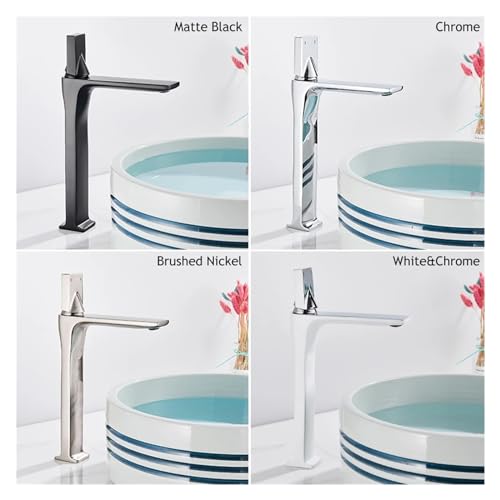Grifo de baño monomando para regular agua fría y caliente sin salpicaduras 4