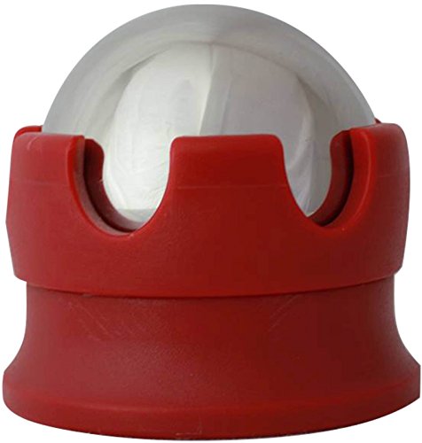Massage Roller Ball - Stainless Steel Gel Balls for Heat + Ice Therapy - Back, Shoulder, Calf, Foot Massager with Heat or Cold - Myofascial Release - Deep Tissue Trigger Points - Hot Cold Roller..