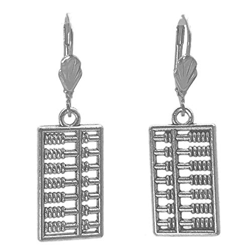 Sabai NYC Nerdtastic Math Geek Abacus Charm Dangle Earrings (Leverback Abacus)