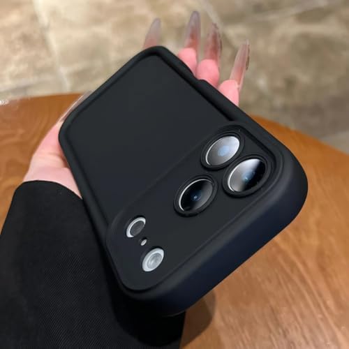 Coque silicone liquide iPhone 17 Pro Max toucher doux premium