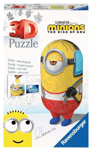 Ravensburger Minions 2 The Rise of Gru Roller Skater Minion Shaped 3D Jigsaw Puzzle for Ki
