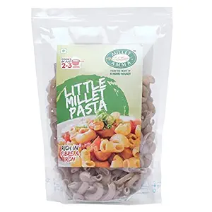 Little Millet Pasta - 360 Gms | ( Pack of 2 - Each 180 Gms) | ( Kutki | Samai | Same | Samalu - Pasta)Easy & Ready to Cook | Zero Maida & 100% Vegan | Best Choice for Instant Breakfast & Dinner