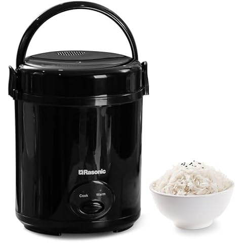 Rasonic Mini Electric Rice Cooker, 0.4L Cover