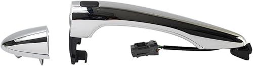 Miniatura 716 de TRQ Manija de puerta exterior texturizada LH del conductor trasero para Chevy GMC Pickup Truck SUV