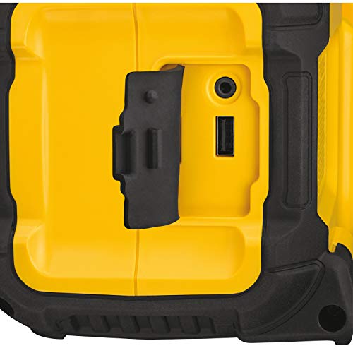 DEWALT 20V MAX Bluetooth Speaker for Jobsite, Tool Only (DCR010)