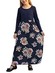 Navy Print - Long Sleeve