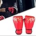 predolo Training Gloves for Boxing with Wrist Support and Ventilation Features, Red and Kids