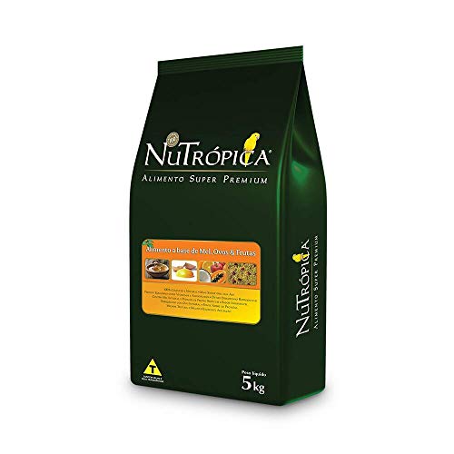 Ração Nutrópica Farinhada Mel, Ovos e Frutas – 5 kg