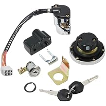 مفتاح الإشعال غطاء غاز الوقود طقم قفل المقعد متوافق مع Intruder M1800R 37100-48850 37000-48890 37000-49860 37000-48880