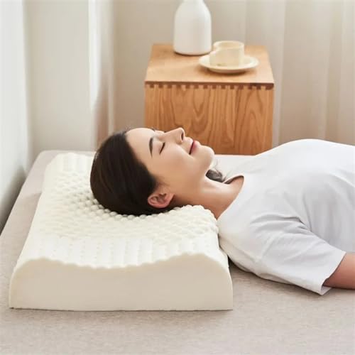 Almohada Látex Natural 55x35 cm Ergonomica Blanca miniatura 2