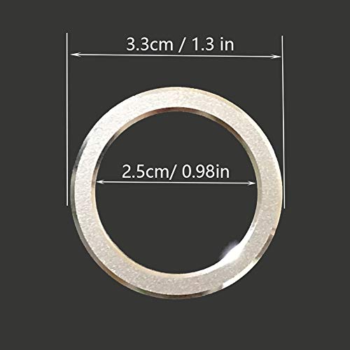 Lanyun 328I Accessories E90 E92 E93 Aluminum Alloy Start Stop Button Ring Fit E90 E92 E93 328I 335I From 03-12 3 Series(Silver) #TOP1