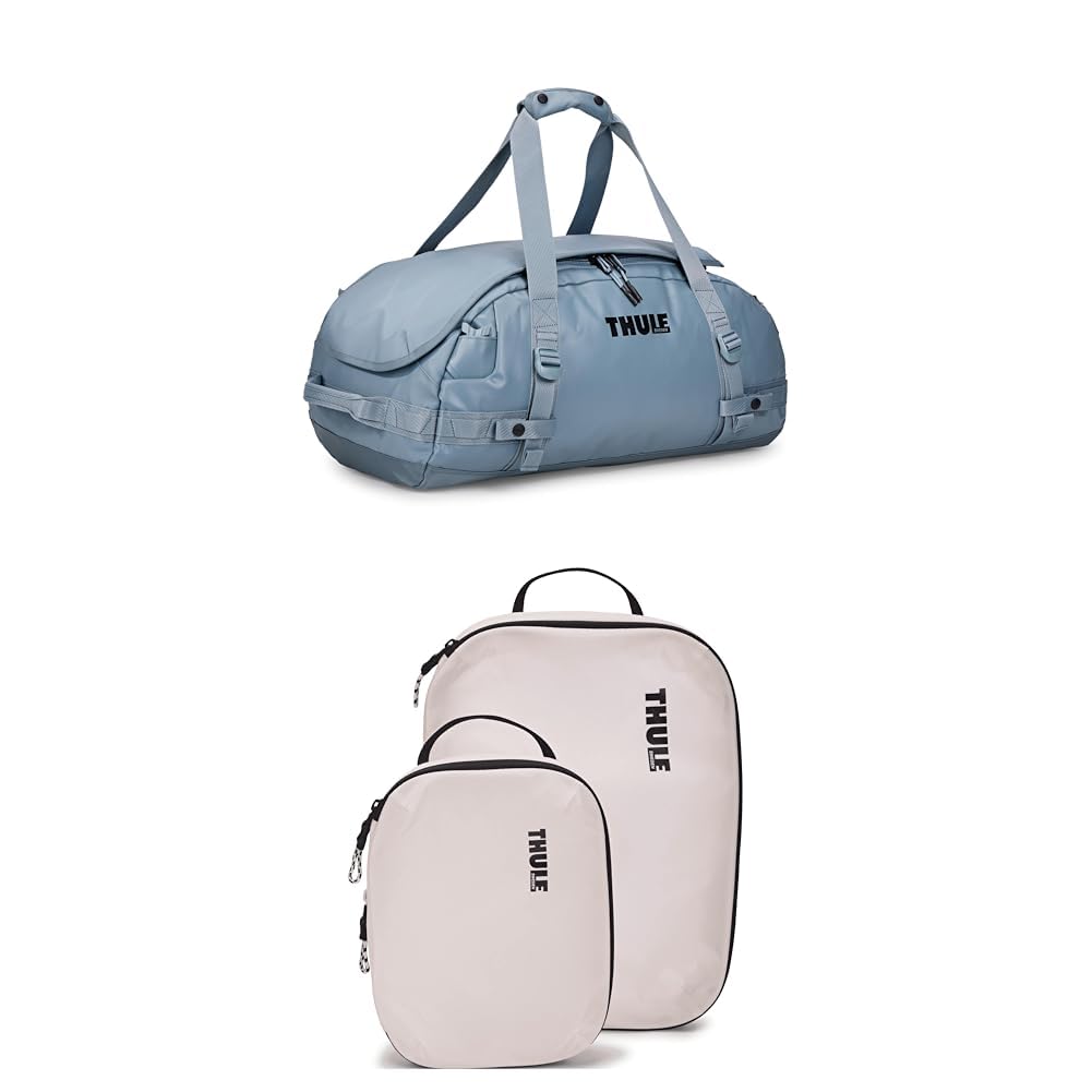 Duffel Bag with Compression Cubes - Medium to Large, Fabric Cover, Zipper Closure, Conver…
