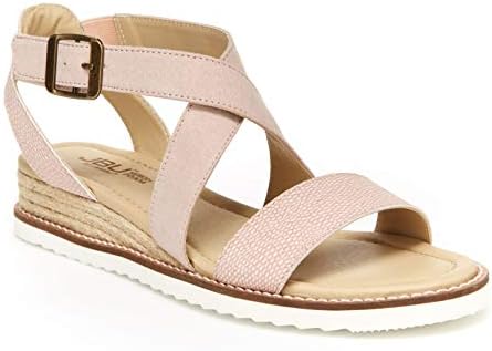 JBU by Jambu Women's Caymen Flat Sandal, Blush, 6 Medium US | Image 3