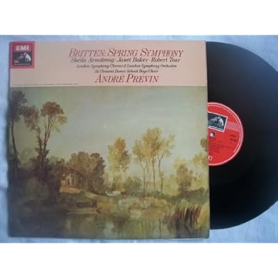 ASD 3650 Britten Spring Symphony London Symphony Andre Previn LP vinyl