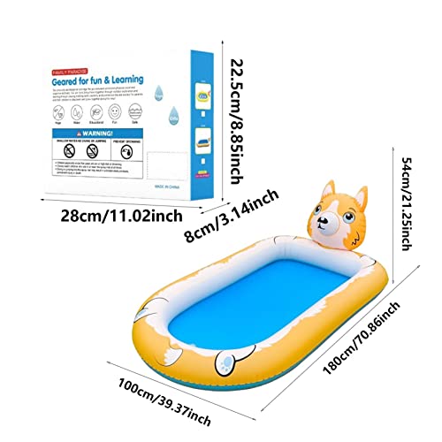 Jouets d'été de fontaine d'eau et piscine gonflable pour enfants - 5