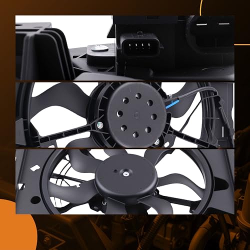 Image of maXpeedingrods AC Radiator Cooling Fan Assembly for Nissan Sentra 2.0L L4 Engine 2020-2024, 214816LB0B NI3115164
