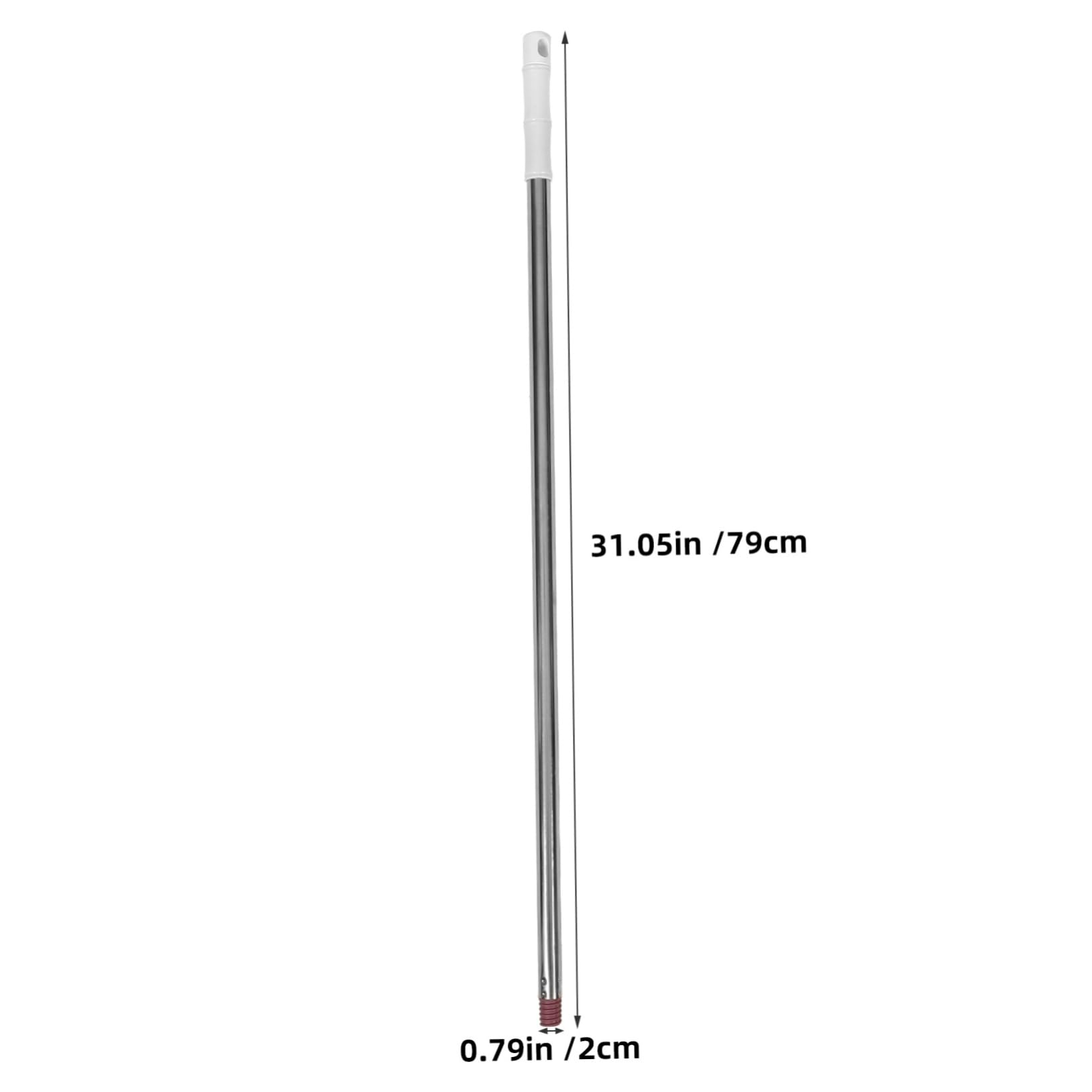 MUCKLILY Broom Handle Replacement Durable Broom Extension Rod for Household Cleaning Lightweight and Versatile Mop Pole Includes Replacement Handles for Easy Use