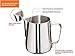 Joytata Milk Frothing Pitcher 20oz Stainless Steel Cup Perfect for Latte Art Steam Pitchers,Stainless Steel Milk FrotherPitcher Cup Steaming Pitcher 600ml With Measurement Scale