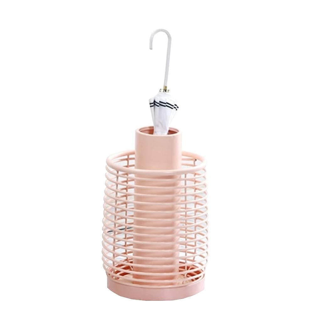 Supports de porte-parapluies en fer forgé imperméable et bac de rangement antirouille