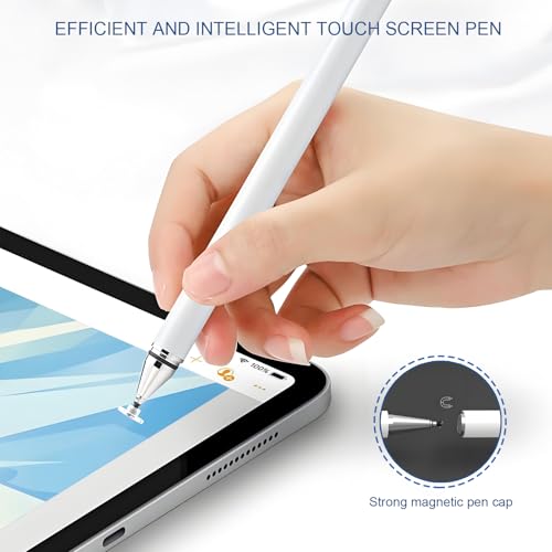 Tablet Stift, Touchscreen Stift für alle Tablets Handys, Universal Stylus Pen für iPhone/iPad Pro/Mini/für Samsung/für Huawei/für Honor/für Surface/für Lenovo, 2 Stück Aluminiumlegierung