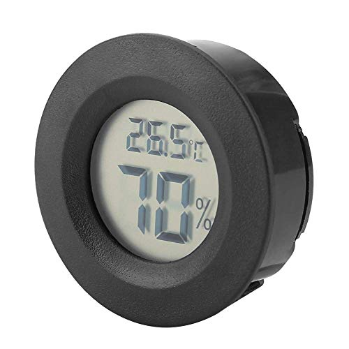 Mini thermomètre hygromètre numérique de forme ronde