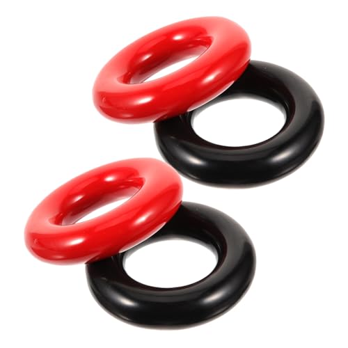 HOODANCOS 4個 ゴルフスイング練習用加重アイアンリング 軽量コンパクト設計 筋力強化と柔軟性向上に ゴルフトレーニングアクセサリー