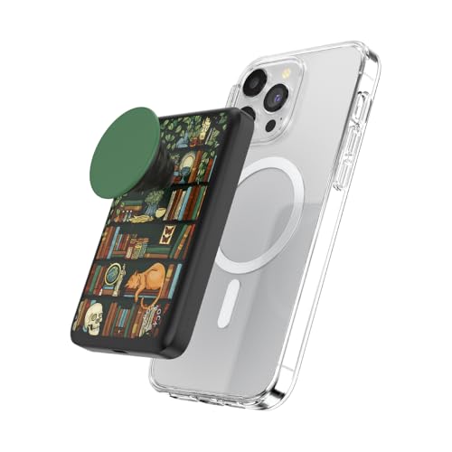 Image of PopSockets PowerPack for MagSafe, Portable Phone Charger, Magnetic Wireless Portable Charger, 5000mAh - Storied Shelves