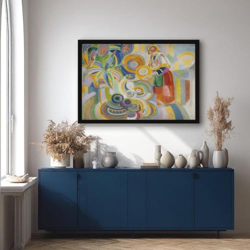 Impression sur toile Delauney grand format pour habiller un mur vide