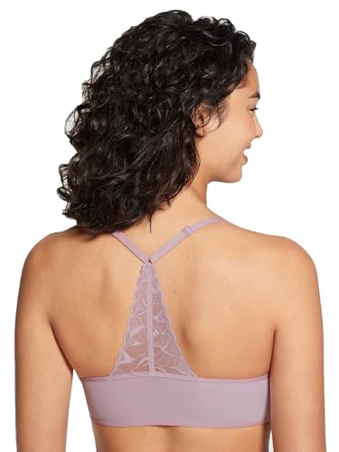 Image of True & Co Womens Lace Racerback Adjustable Strap Bralette