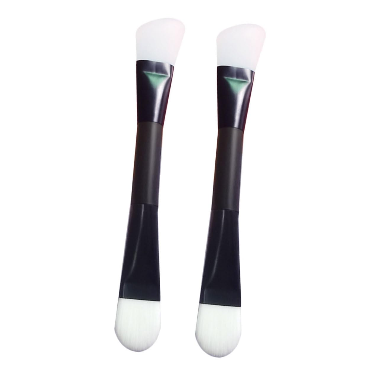 Baluue 2-in-1 Mask Brush Set Clay Mask Applicator Soft Synthetic Hair and Comfortable Handle Ideal Birthday or Christmas