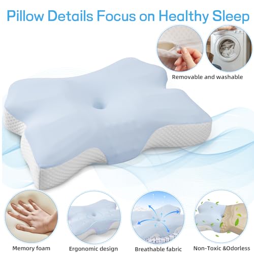 Save 61% on Novelledo Cervical Neck Pillow for Pain Relief - Image 5