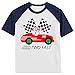 Personalized Two Fast Race Car 2nd Birthday Shirt | Handmade Decorated Shirt | Personalized with Name | Unisex Short Sleeve Raglan T-Shirt