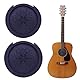 KEQAR 2er-Pack Gitarre Schalllochabdeckung Gitarren Rückkopplungs Eliminator Staubdichte Weiches Silikon Schallloch Cover Kompatibel Mit Akustischem Gitarren Feedback Buster