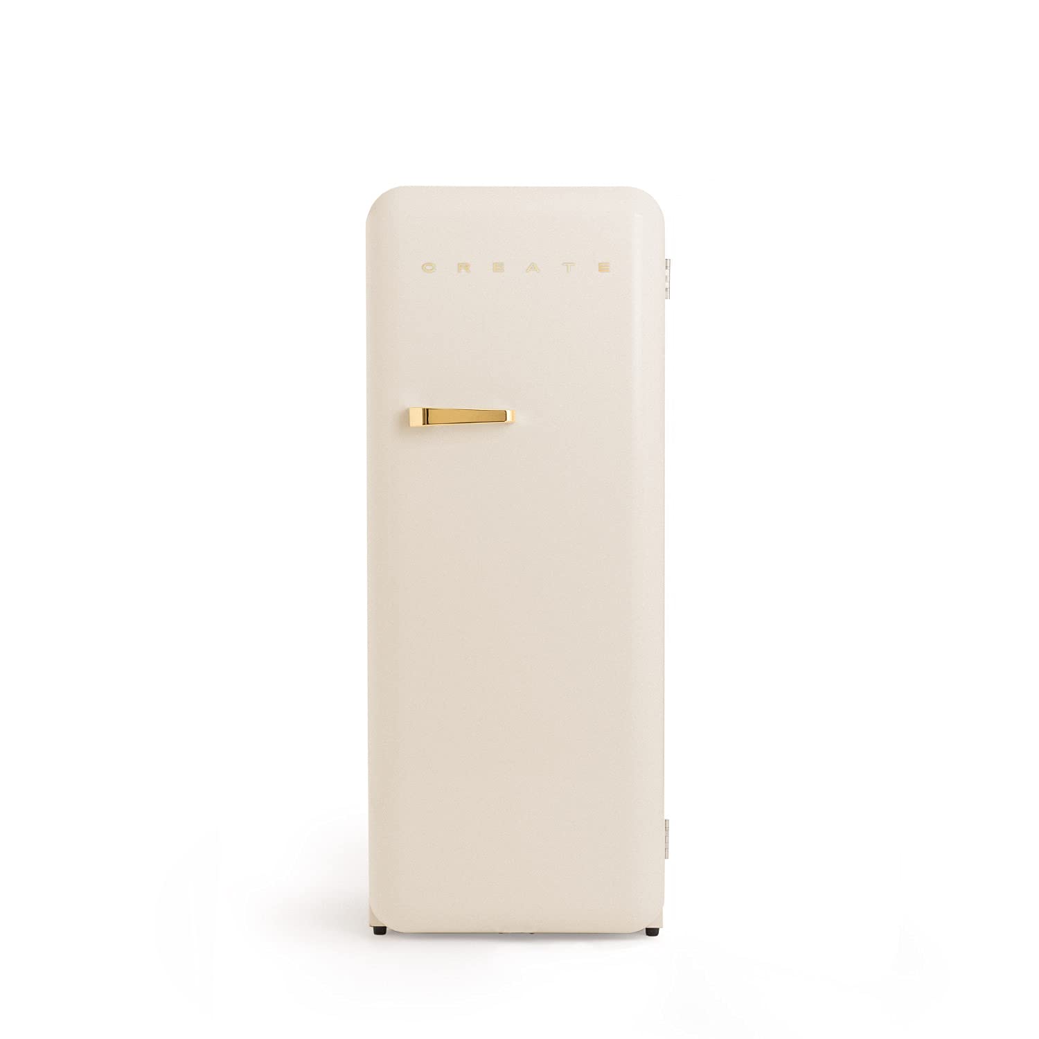CREATE / RETRO FRIDGE 150 TERRACOTA/Frigorífico blanco roto maneta terracota con congelador 281L / 102W. bajo consumo. 150cm. 3 estantes. regulador temperatura. botellero. 60x60x150cm — view 25