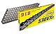D.I.D 530VX3X106ZB Kette 525VX3 X-Ring 106 Glieder Schwarz, Schwarzer Stahl