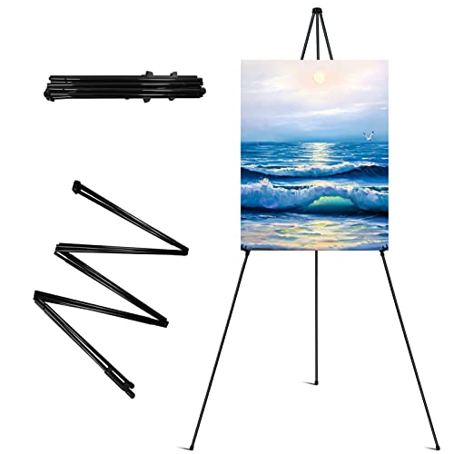 Rrftok 63B Easel Stand For Display,63'' Instant Easel,Art And Crafts, Foldable Portable Ground Easel thumb #7
