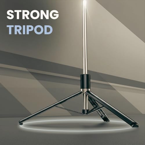 Image of EDNITA E16L Selfie Stick Tripod Stand with Light 67 inch /1.7m, 360 Rotation Grip Handle for Anti Shake Shooting Tripod, Multifunctional Bluetooth Tripod for Mobile Phone Vlogging, Live Stream and Travel
