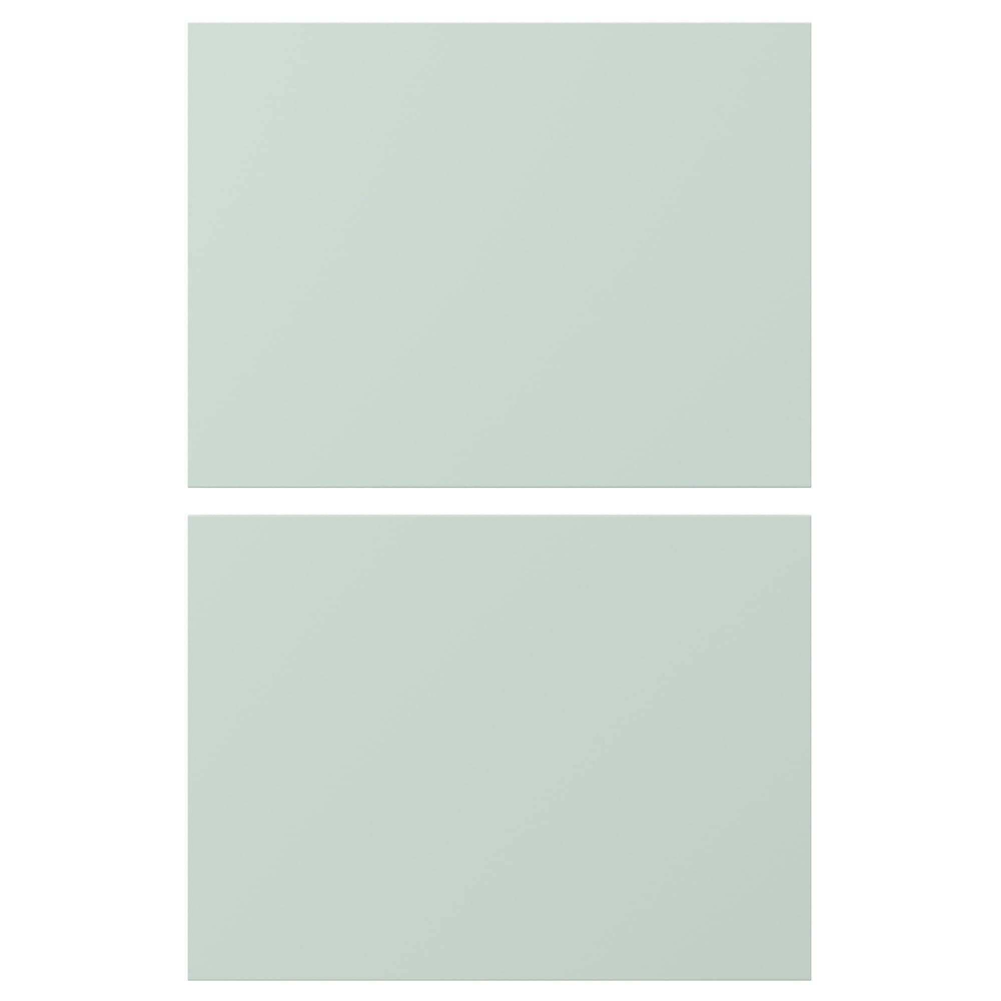 Façade de tiroir ENHET gris pâle-vert au fini mat et design épuré