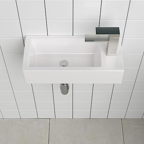 Sarlai Wall Mounted Bathroom Vessel Sink