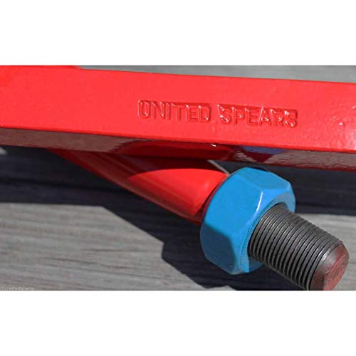 49  Square HD Hay Bale Spear 4500 lbs Capacity 1 3 4  Wide with nut C3 Sleeve