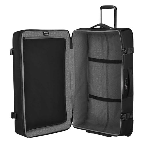 Samsonite Roader - Bolsa de Viaje L con Ruedas, 79 cm, 112 L, Negro (Deep Black)