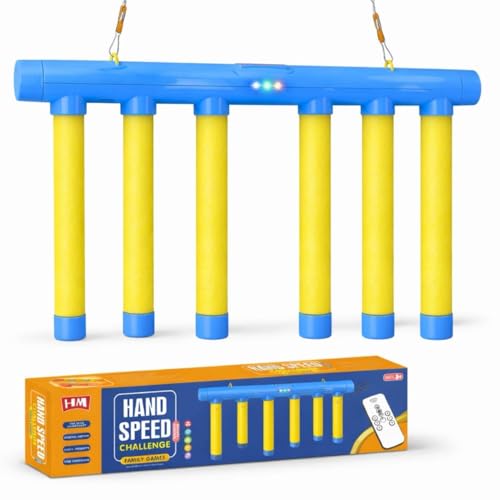 Reflex Challenge Drop Stick Game, Remote Control 3 Adjustable Speed,