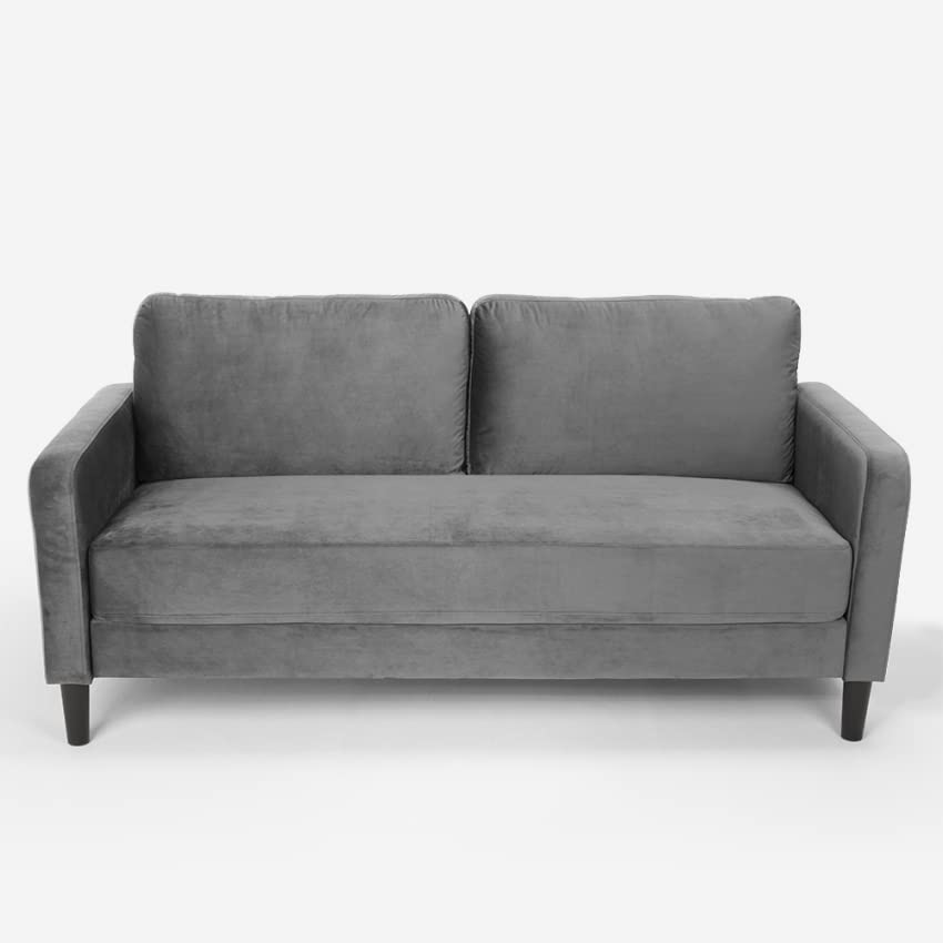 Produce Shop Divano 3 posti Design Moderno per Soggiorno e salotti in Tessuto Portland - Grigio